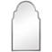 Cinnabar Road Quinn Silver 21" x 37" Arch Top Wall Mirror