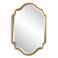 Cinnabar Road Regency Rich Gold Leaf 27" x 40 1/2" Wall Mirror
