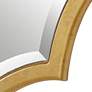6_Cinnabar Road Regency Rich Gold Leaf 27" x 40 1/2" Wall Mirror more views
