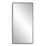 2_Cinnabar Road Reid Black 20" x 40" Rectangular Wall Mirror