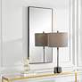 4_Cinnabar Road Reid Black 20" x 40" Rectangular Wall Mirror more views