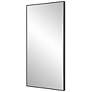 5_Cinnabar Road Reid Black 20" x 40" Rectangular Wall Mirror more views