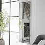 4_Cinnabar Road Reid Black 20" x 60" Wall/Floor Mirror more views