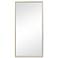 Cinnabar Road Reid Gold 20" x 40" Rectangular Wall Mirror