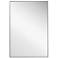 Cinnabar Road Reid Silver 21" x 31" Rectangular Wall Mirror