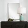 4_Cinnabar Road Reid Silver 21" x 31" Rectangular Wall Mirror more views