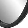 7_Cinnabar Road Reserve Black 21" x 36" Asymmetrical Wall Mirror more views