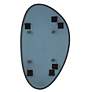 Cinnabar Road Reserve Black 21" x 36" Asymmetrical Wall Mirror