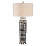 2_Cinnabar Road Roanoake Dark Gray Ceramic Table Lamp