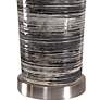 4_Cinnabar Road Roanoake Dark Gray Ceramic Table Lamp more views