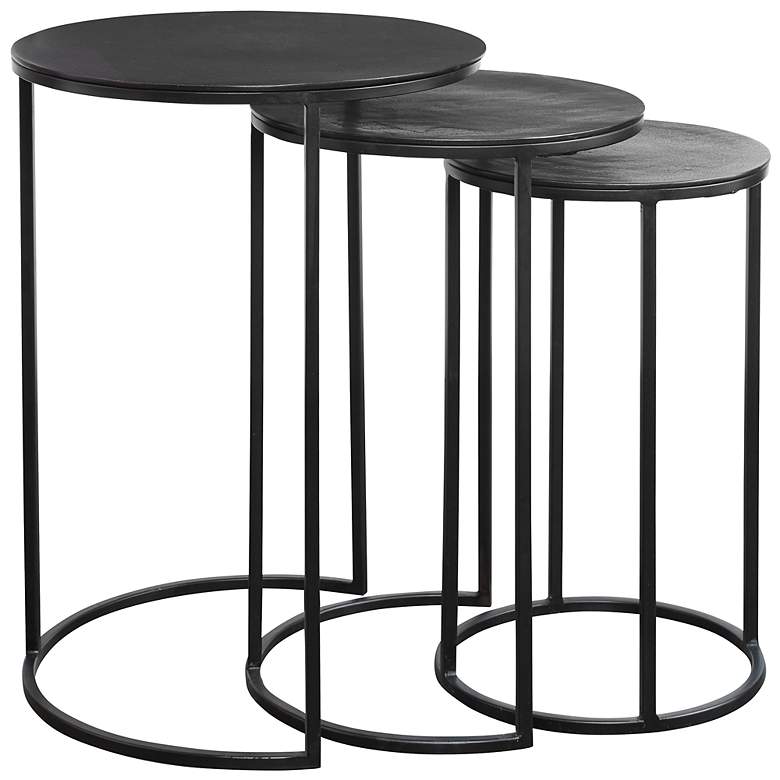 Image 2 Cinnabar Road Robin Rich Espresso Nesting Tables Set of 3