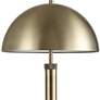 5_Cinnabar Road Saba 26 1/2" High Antique Brass Dome Table Lamp more views