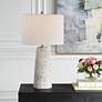 1_Cinnabar Road Savannah Sandstone Ceramic Table Lamp
