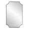 Cinnabar Road Saville Satin Black 20" x 32" Wall Mirror