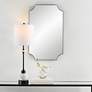 1_Cinnabar Road Saville Satin Black 20" x 32" Wall Mirror