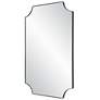 5_Cinnabar Road Saville Satin Black 20" x 32" Wall Mirror more views