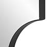 6_Cinnabar Road Saville Satin Black 20" x 32" Wall Mirror more views