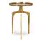 Cinnabar Road Sedona 15" Wide Soft Gold Accent Table
