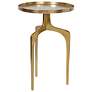 3_Cinnabar Road Sedona 15" Wide Soft Gold Accent Table more views