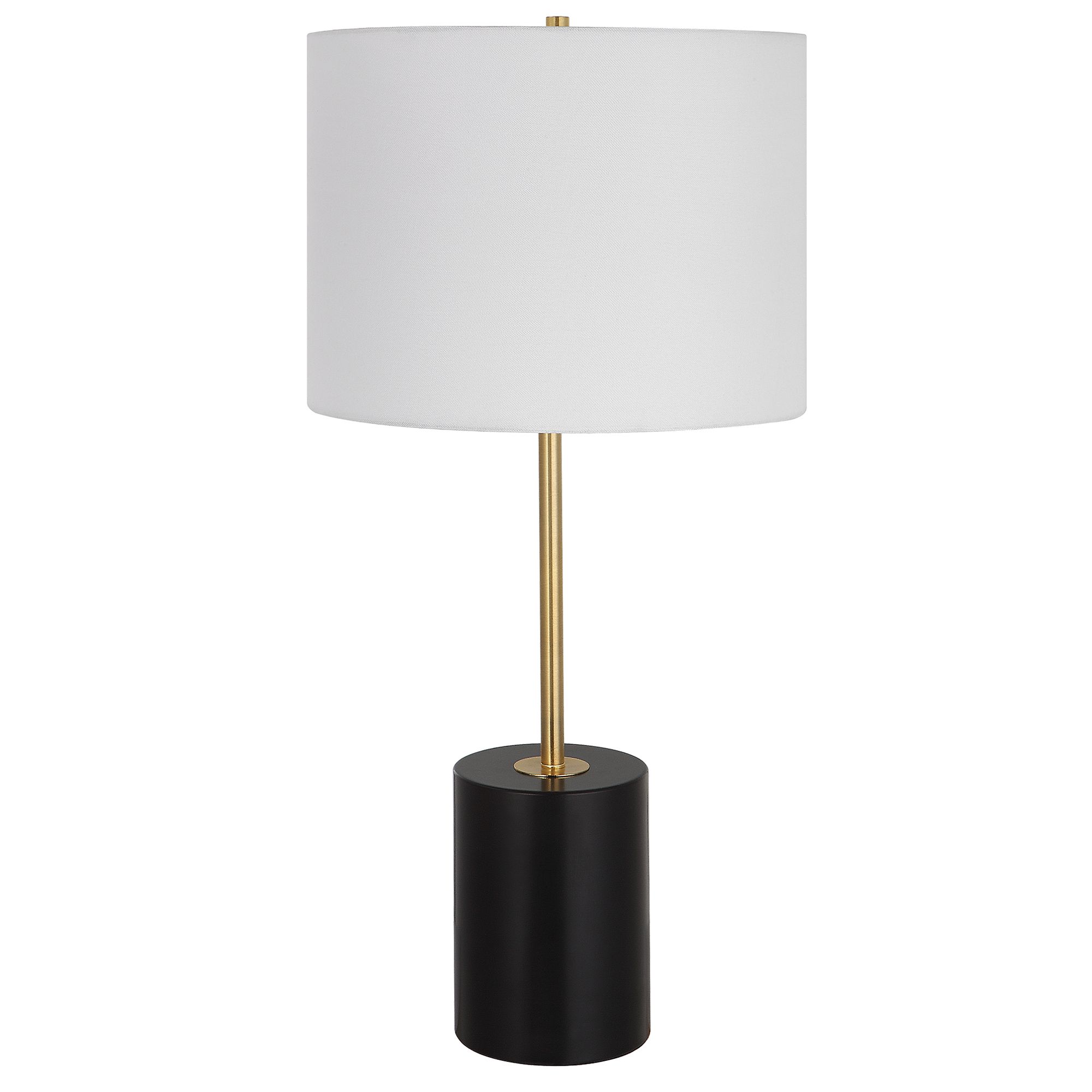 Cinnabar Road Serena Black and Gold Metal Table Lamp