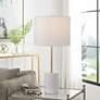 1_Cinnabar Road Serena White and Gold Metal Table Lamp