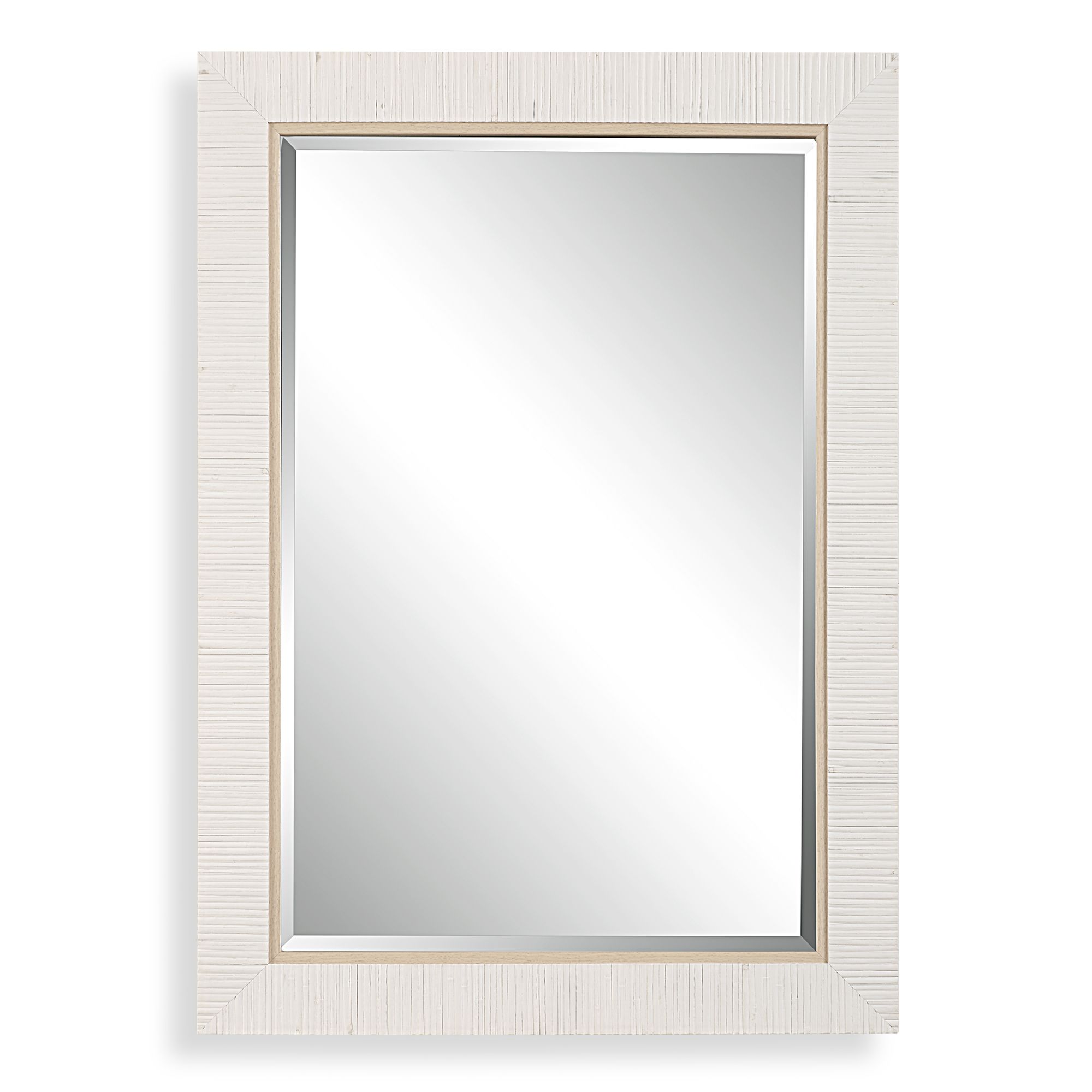 Image 2 Cinnabar Road Serenova White 25" x 35" Rectangular Wall Mirror