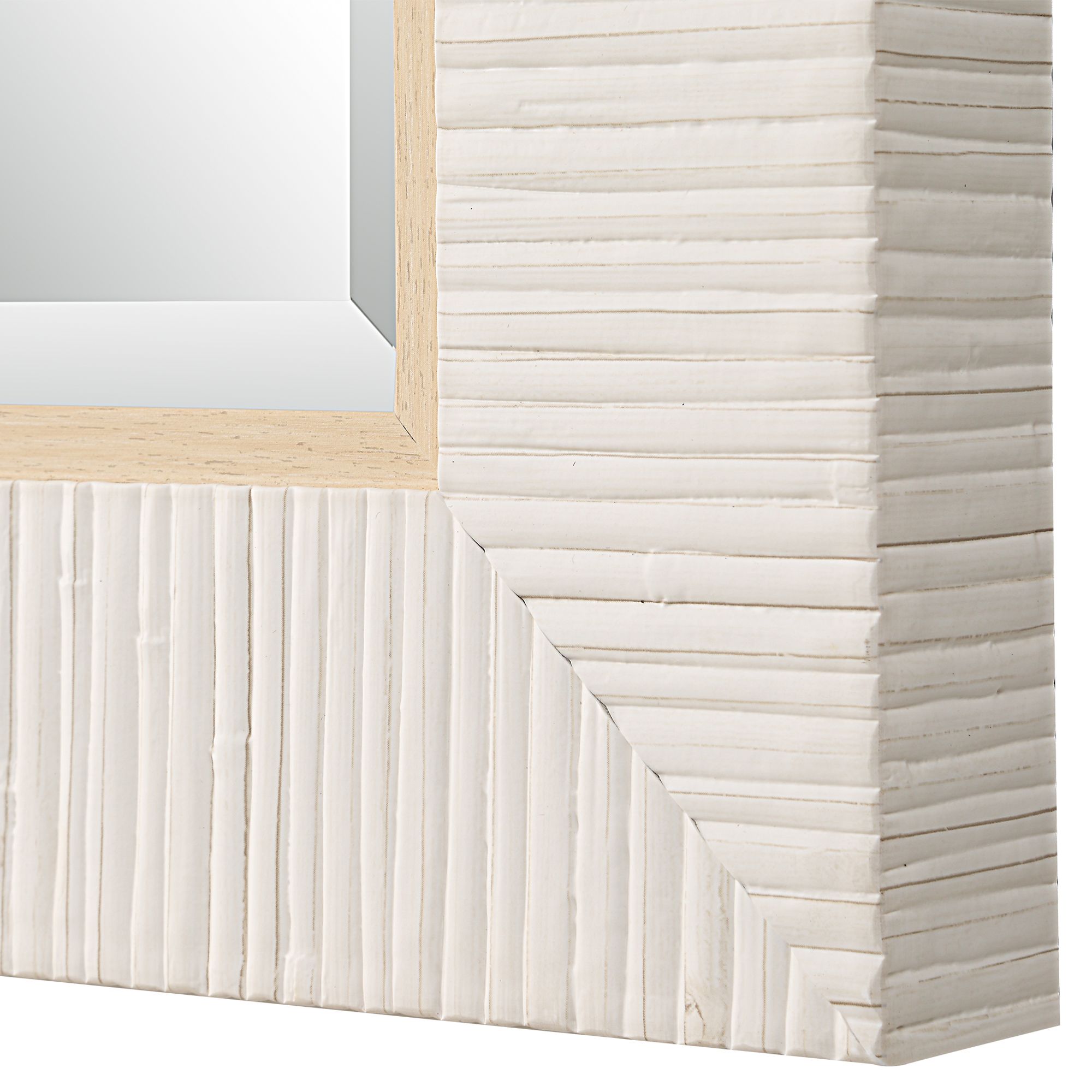 Image 5 Cinnabar Road Serenova White 25" x 35" Rectangular Wall Mirror more views