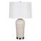 Cinnabar Road Shenandoah White Rattan Table Lamp