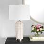 3_Cinnabar Road Shenandoah White Rattan Table Lamp more views