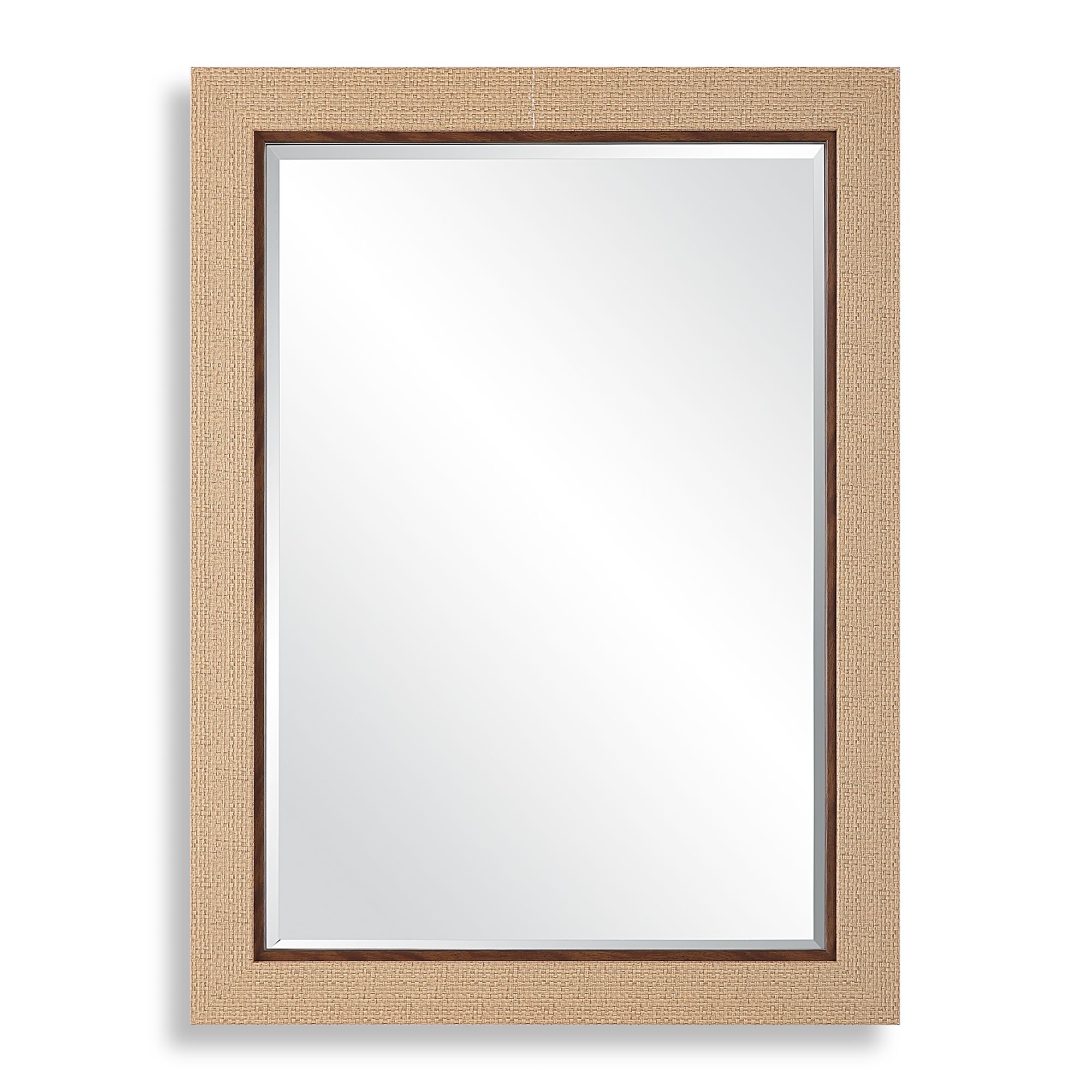 Image 2 Cinnabar Road Solenne Beige 28" x 38" Rectangular Wall Mirror