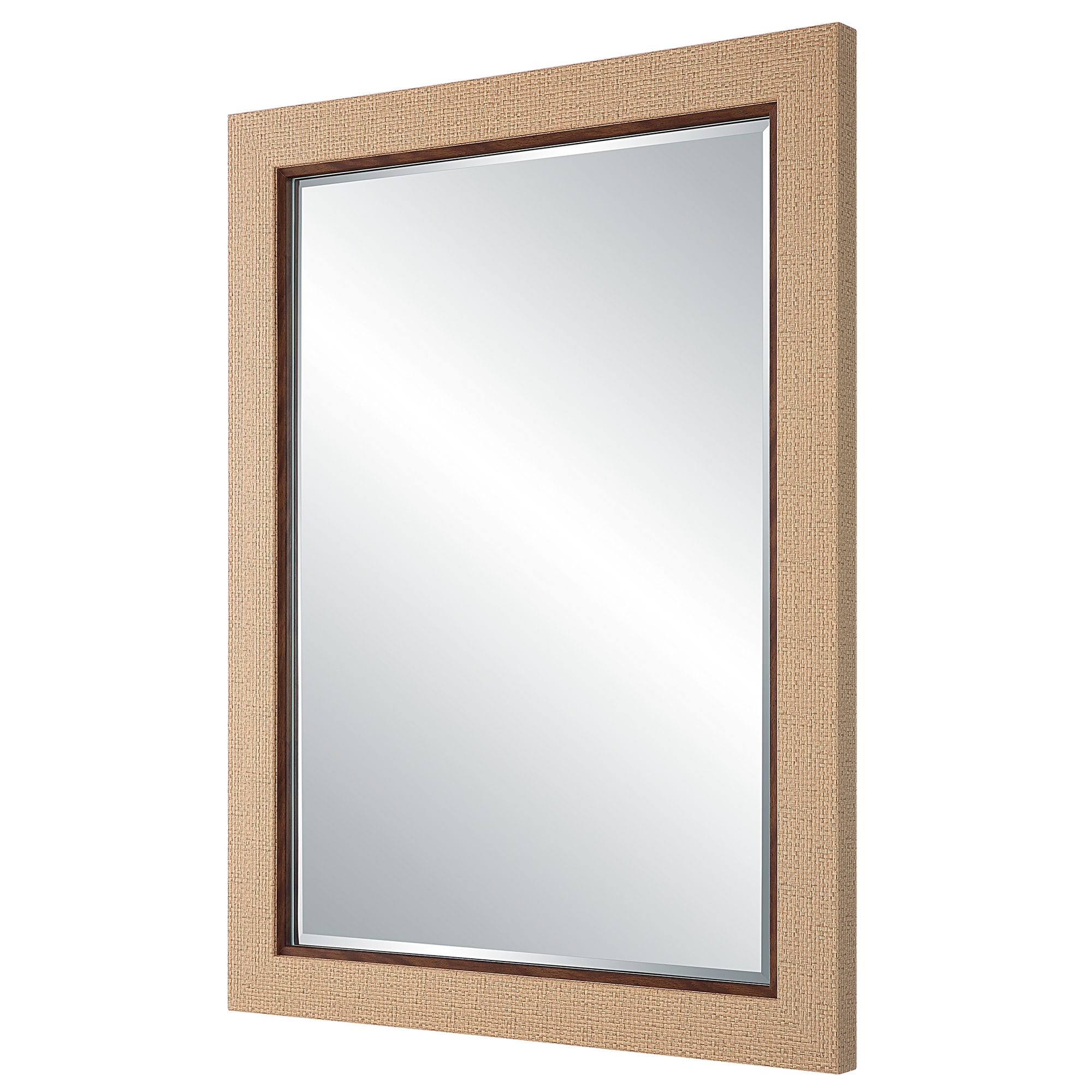 Image 4 Cinnabar Road Solenne Beige 28" x 38" Rectangular Wall Mirror more views