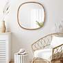 1_Cinnabar Road Stella Vue Natural 34" Round Wall Mirror