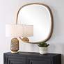 4_Cinnabar Road Stella Vue Natural 34" Round Wall Mirror more views