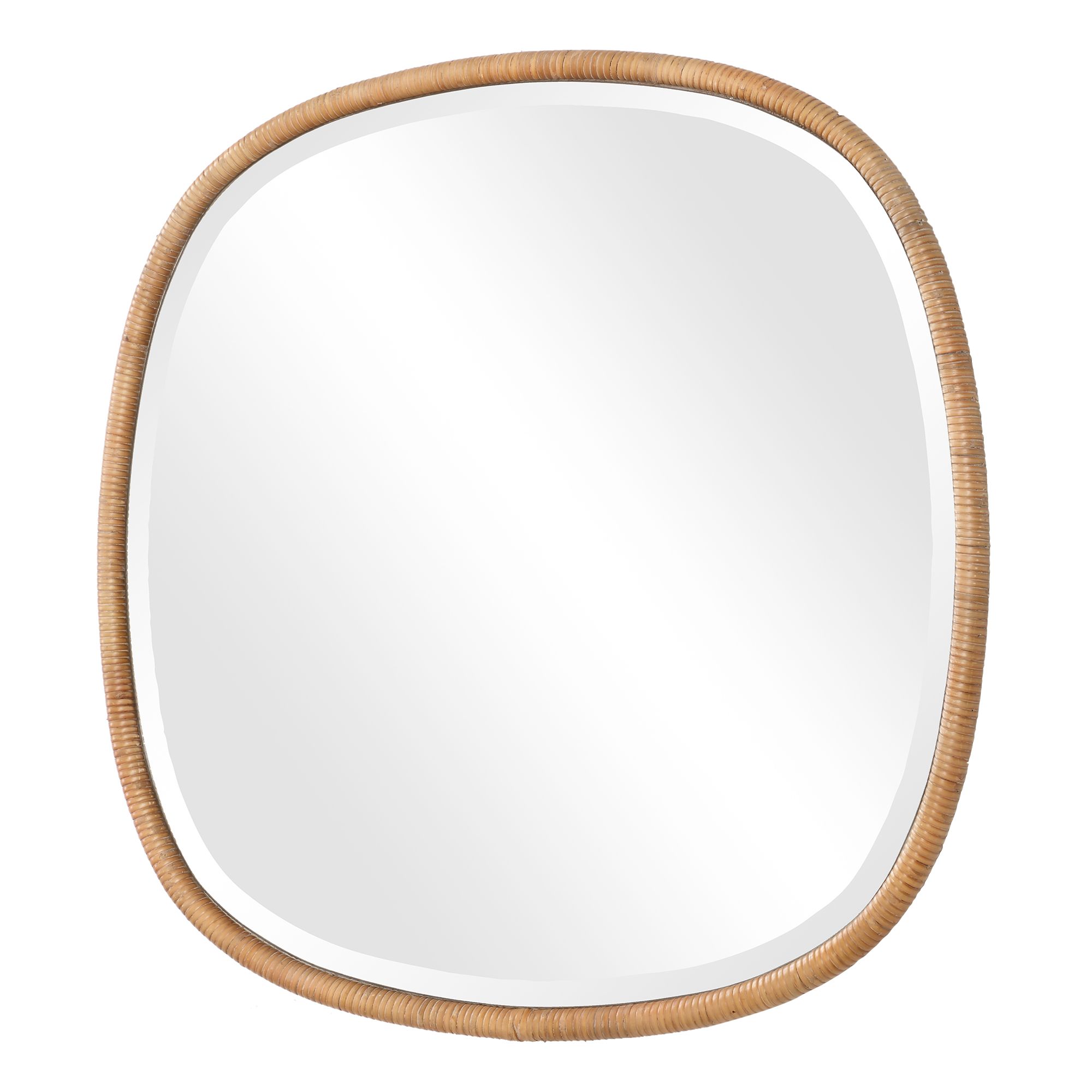 Image 5 Cinnabar Road Stella Vue Natural 34" Round Wall Mirror more views