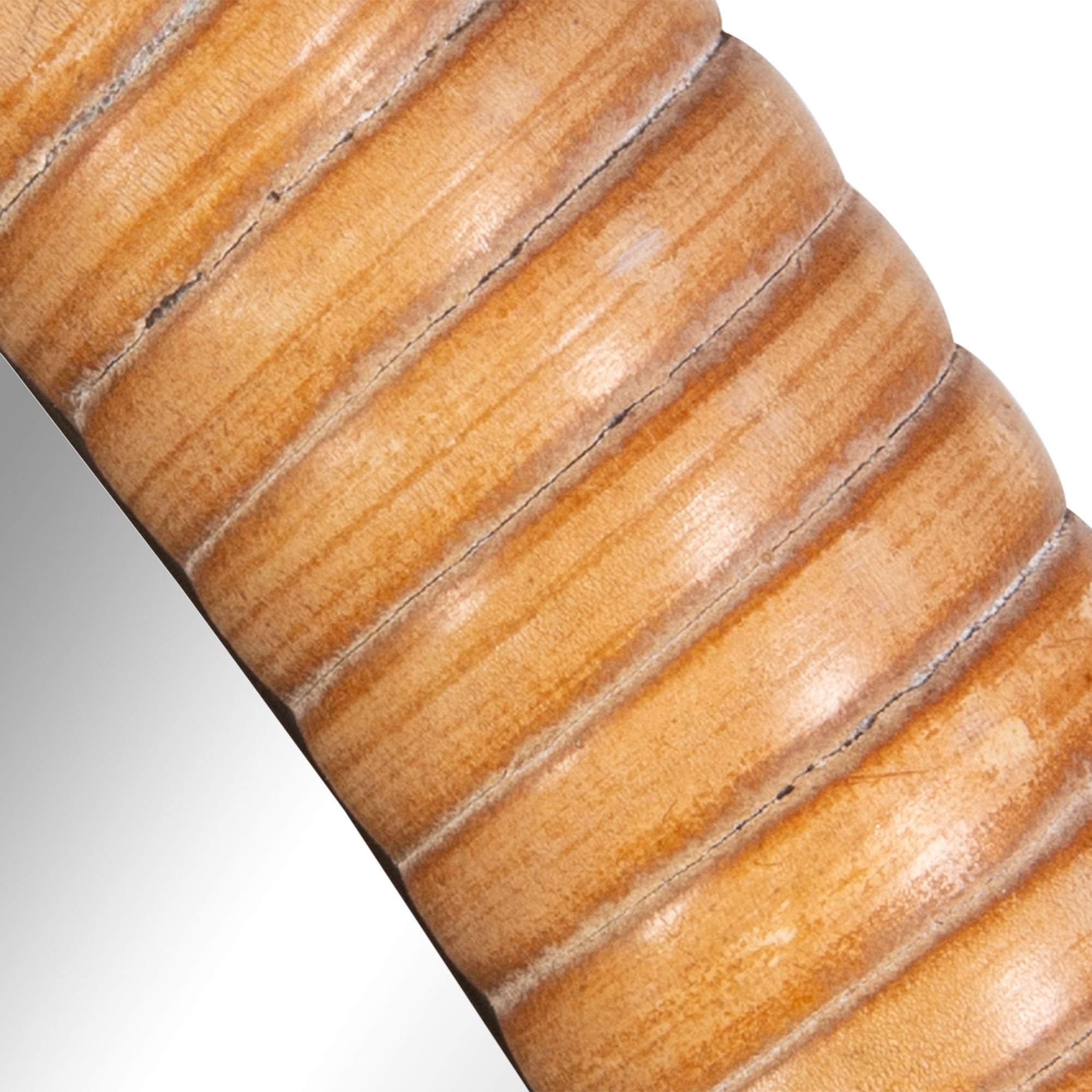 Image 6 Cinnabar Road Stella Vue Natural 34" Round Wall Mirror more views