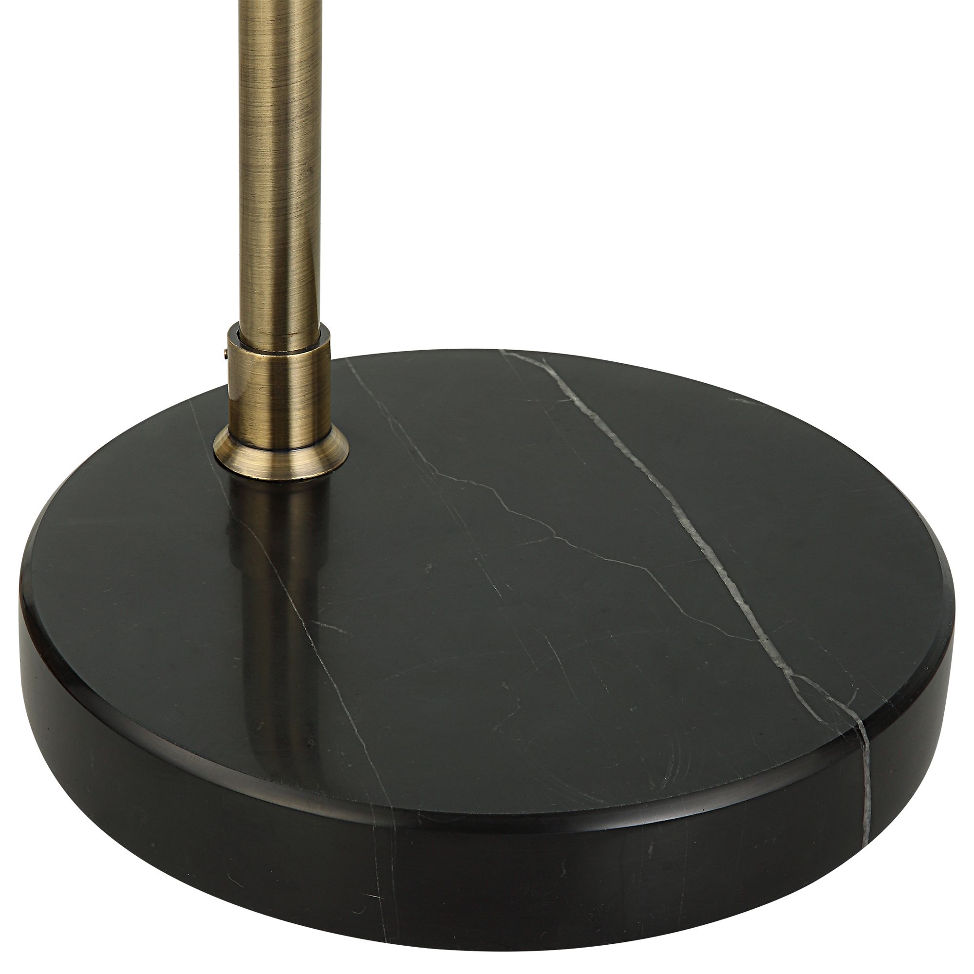 Image 5 Cinnabar Road Tieren 72" High Brass and Black Modern Arc Floor Lamp more views