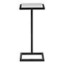 2_Cinnabar Road Valencia 10"W Black and White Marble Accent Table