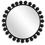 2_Cinnabar Road Valencia Matte Black 34" Round Wall Mirror