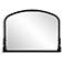 Cinnabar Road Vespera Satin Black 38" x 28" Decorative Mirror