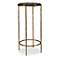 Cinnabar Road Victoria 12" Wide Antique Gold Accent Table