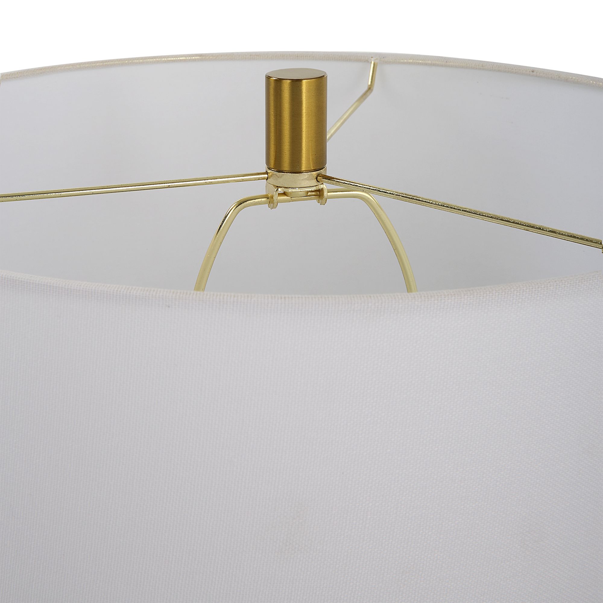 Image 6 Cinnabar Road Vidar Green Ceramic and Gold Metal Table Lamp more views