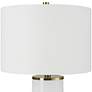 5_Cinnabar Road Vidar White Ceramic and Gold Metal Table Lamp more views