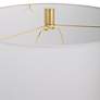 6_Cinnabar Road Vidar White Ceramic and Gold Metal Table Lamp more views