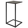 4_Cinnabar Road Walker 12"W Antique Black and Gray Accent Table more views