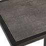 7_Cinnabar Road Walker 12"W Antique Black and Gray Accent Table more views