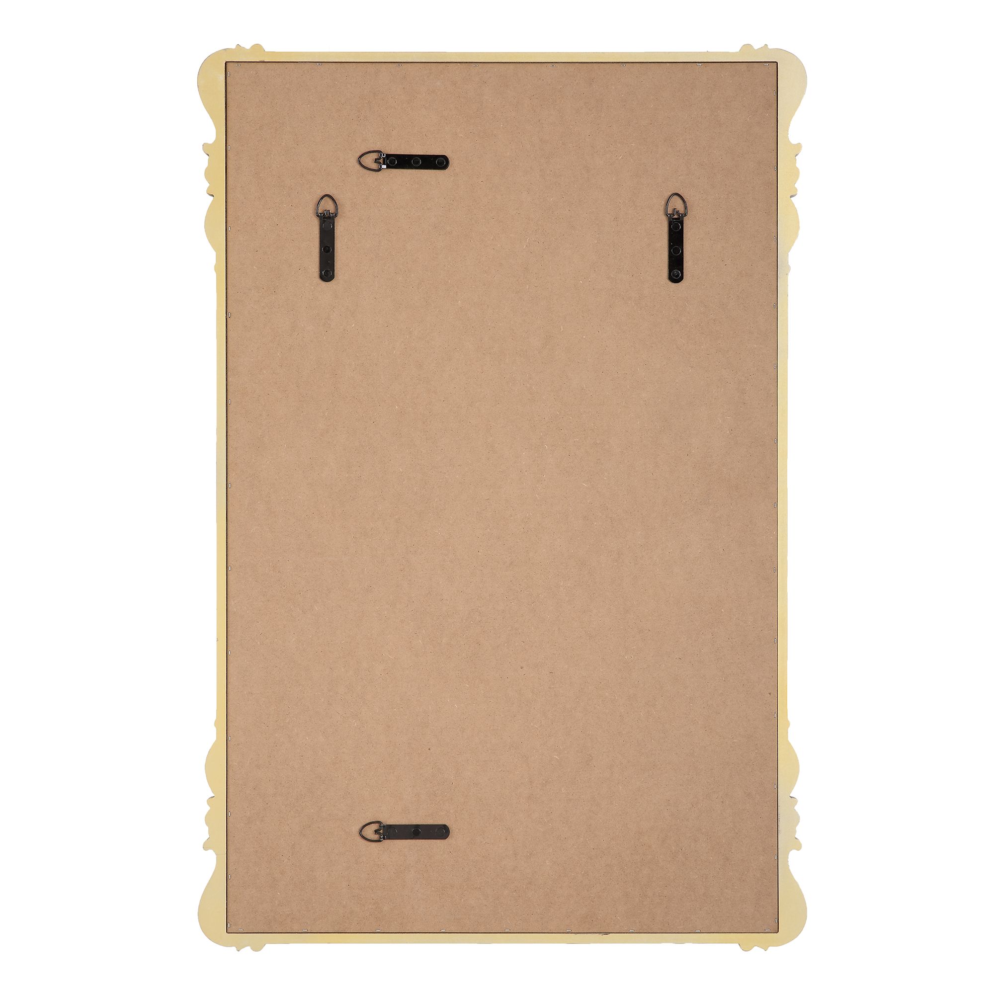 Cinnabar Road Xander Antique Gold 24" x 36" Ornate Wall Mirror