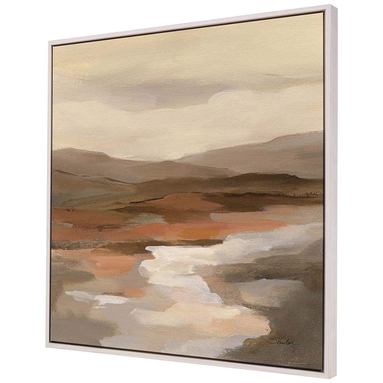 Image 3 Cinnamon Riverbank I 40 inch Square Framed Canvas Wall Art more views