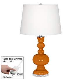 Image1 of Cinnamon Spice Apothecary Table Lamp with Dimmer