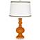 Cinnamon Spice Apothecary Table Lamp with Ric-Rac Trim