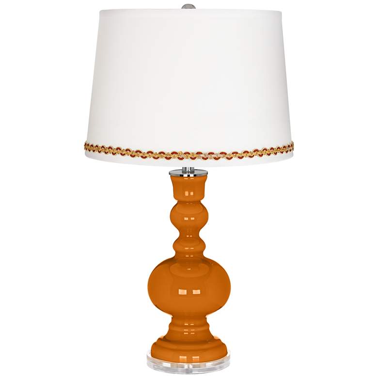 Image 1 Cinnamon Spice Apothecary Table Lamp with Serpentine Trim